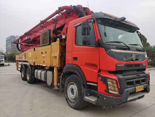 comprar Sany 49m original caminhão de bombeamento de concreto com chassi Volvo usado 2020 online manufacture