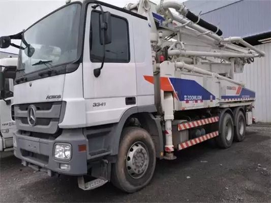 Buy Secondhand Concrete Machinery Pump Machine ZLJ5296THB 38X-5rz 38m Concrete Boom Pump online manufacture
