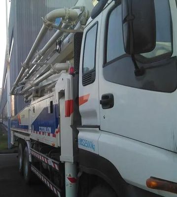 kopen Hete Verkoop Gebruikte Betonpompzlj5336thb 47X-5rz 47m Pomp Gemonteerd op een 3-Assige Vrachtwagen online manufacture