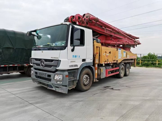 주문 Used 2019 Sany 49m pump truck with Benz chasis for hot sale online manufacture