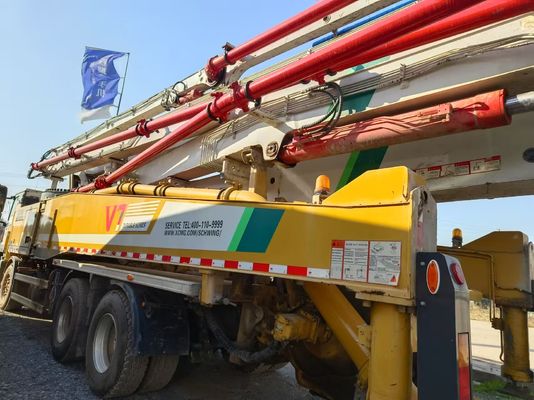 Buy Brand-new 2021 XCMG HB58V 58m Pump Truck with Sitrak Chassis Featuring 180 m³/h Output and 5 Sections RZ Fold Boom online manufacture