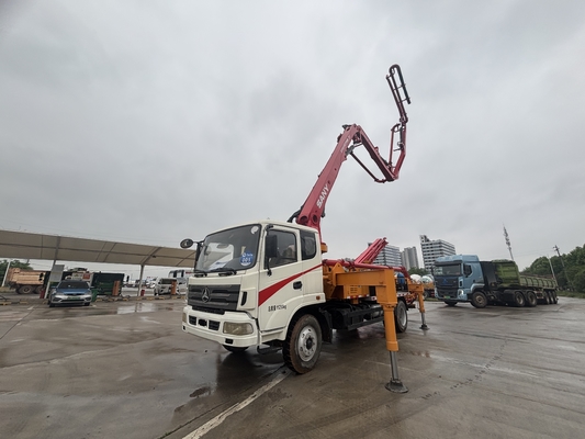 Buy 49m Second Hand Concrete Pump Truck Zoomlion 2019 ZLJ5350THBBE With Benz Chasis online manufacture