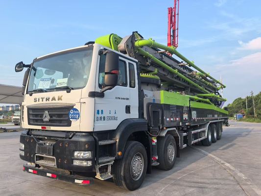 Giá tốt. Xe bơm bê tông Zoomlion 70m 2023 với khung gầm Sitrak trực tuyến
