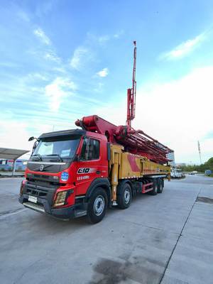 Buy 2020 Sany SYM5440THBV 62m Used Concrete Pump Truck with Volvo Chassis and Euro V Emission online manufacture