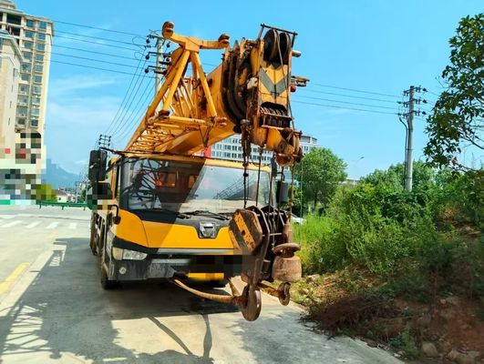 satın al 2014 XCMG Used Truck Crane with 25 Tons Capacity Hydraulic Four-Arm Straight Arm and 80km/h Speed online manufacture