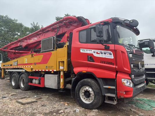 Buy 2021 Sany 49m Truck-Mounted Concrete Pump with 170m³/h Pumping Capacity and 48.5m Maximum Pumping Height online manufacture