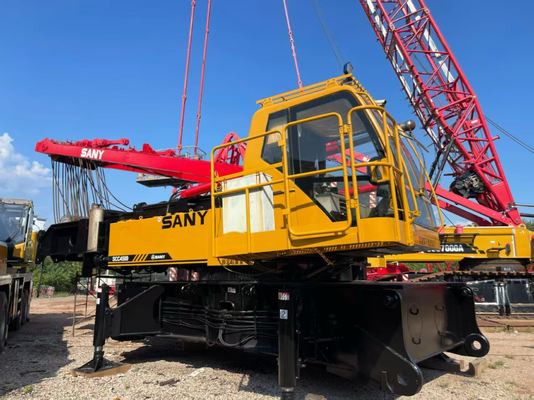kaufen 2020 Modell Sany 450 Tonnen Raupenkran gebraucht mit hoher Leistung und hydraulischem geradem Ausleger online manufacture