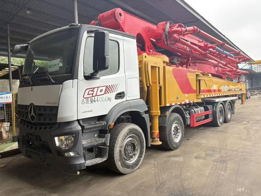 Buy 2020 Sany SYM5442THBEB Used Concrete Pump Truck with 62m Boom Length Benz Chassis Euro VI Emission 180 m³/h Pump Output 13MPa Pressure online manufacture