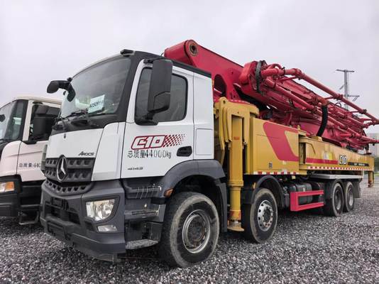 comprare 2021 Used SANY 62 Meter Truck Mounted Concrete Pump Truck with Meecedes Benz chassis construction machinery online manufacture