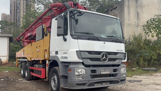 주문 2020 Sany 49m Truck-Mounted Concrete Pump with 170m³/h Capacity and 48.5m Vertical Reach online manufacture