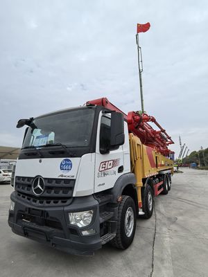 Buy Used 2020 Sany 62m Concrete Pump Truck with Benz Chassis  online manufacture