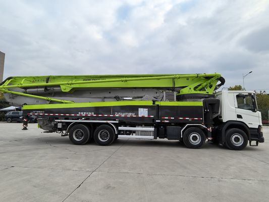 Buy Used 2022 Zoomlion 62m Concrete Pump Truck with Scania Chassis 180 m³/h 11.3 MPa 42 MPa online manufacture
