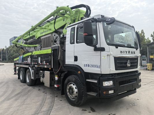 jakość 2025 Nowy Zoomlion 43m betonowa ciężarówka z podwoziem Sitrak i 5 sekcji RZ Fold Boom fabryka