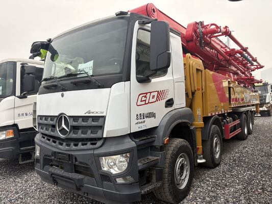 comprare Autobetoniera usata con braccio da 62 m Sany del 2021 con telaio Mercedes-Benz ed emissioni Euro V fabbricazione online