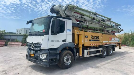 ซื้อ 2020 XCMG HB52V 52m ถังปั๊มคอนกรีตบูมมือสอง การผลิตออนไลน์