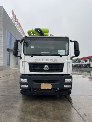 Buy 2023 Zoomlion 38m Concrete Pump Truck with 5 Sections RZ Fold Boom and Euro VI Emission Standard online manufacture