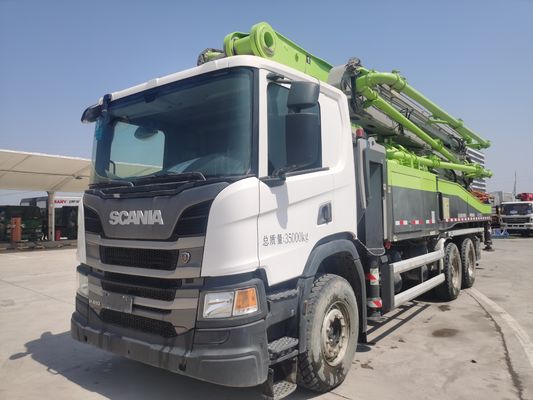Bom preço. Zoomlion Usado 52m Caminhão Montado Caminhão de Bomba de Concreto Com Chassi SCANIA 2020 on-line