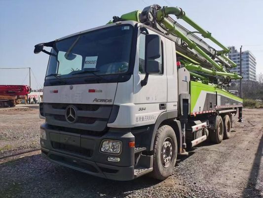 Bom preço. 2018 Zoomlion Usado 49 metros caminhão de bomba de concreto com chassi Benz on-line