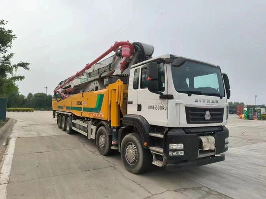 Bom preço. XCMG Caminhão de bomba de concreto usado de 69m com chassi SITRAK a partir de 2022 máquinas de construção on-line