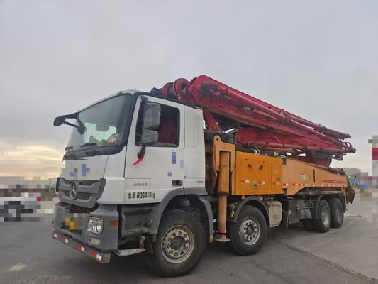 Bom preço. Usado SANY 49m Caminhão de bomba em Mercedes Benz Chassi Caminhão de bomba de concreto Caminhão de bomba de construção on-line