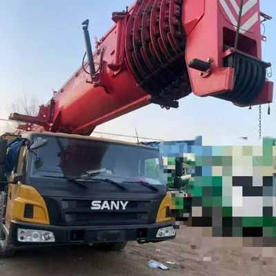Giá tốt. 2022 Sany 110T 100 Tons sử dụng Đàn cẩu tất cả địa hình, Đàn cẩu nâng xe tải di động tay hai trực tuyến