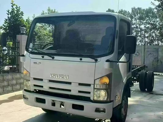 Bom preço. Chassi ISUZU usados 2 eixos caminhão leve caminhão de construção on-line