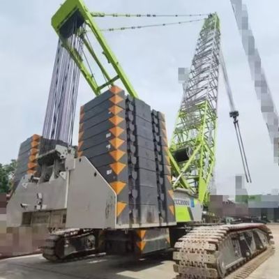 Bom preço. 2021 Ano de utilização Garrafa Zoomlion ZCC3500V-1 350 toneladas Elevador hidráulico on-line