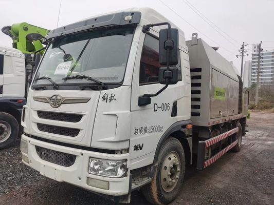 Bom preço. 2021 Usado Zoomlion Truck Mouted Line Pump Maquinaria de concreto 2a mão on-line