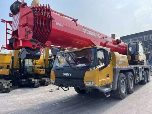 Bom preço. 2025 SANY Máquina de elevação de guindastes para camiões totalmente hidráulica de 100 toneladas on-line
