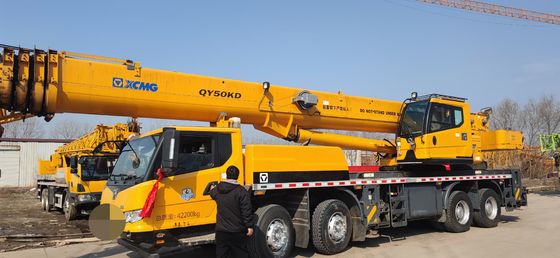 Bom preço. USO XCMG 50 toneladas guindaste móvel Guindaste hidráulico Equipamento de elevação 2021 Guindaste de elevação pesada on-line