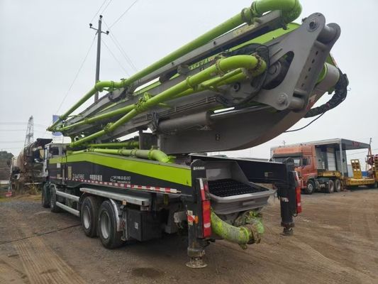 Bom preço. 2020 Zoomlion Usado Caminhão de Bomba de Concreto 56m bomba de boom Com Chassis Sitrak on-line