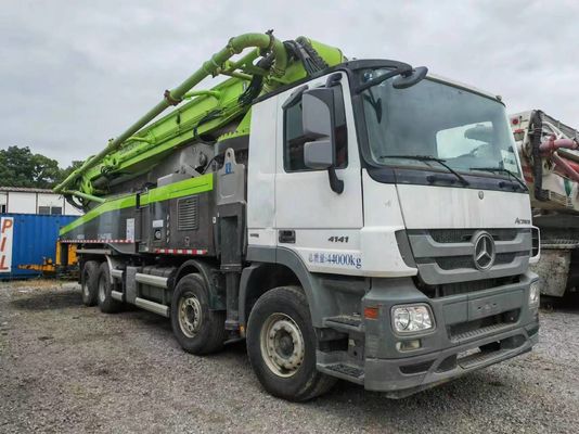 Bom preço. 2018 Zoomlion Usado 56m caminhão montado bomba de concreto totalmente hidráulico on-line