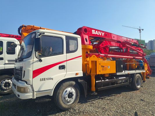 Bom preço. Usado 21m caminhão hidráulico montado bomba de concreto remanufaturado 2013 SANY on-line