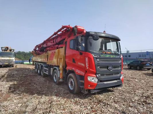 Bom preço. 2021 Sany 65m Old Pump Truck Truck Mounted Pump 2a mão com chassi Sany on-line
