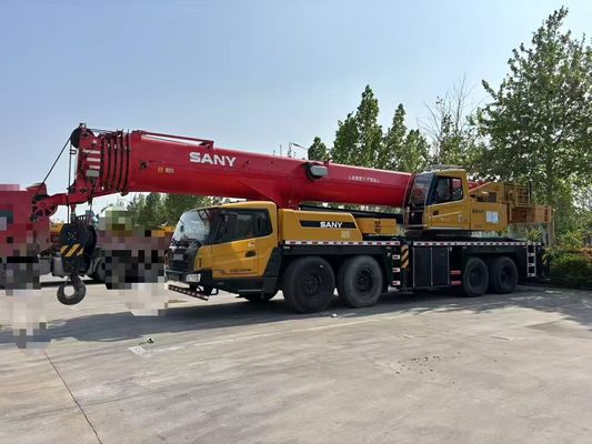 Bom preço. 2021 Sany STC800T6 Guindaste móvel de segunda mão de 80 toneladas Guindaste móvel hidráulico pesado on-line