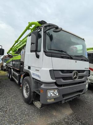 Bom preço. ZOOMLION 49 metros usado caminhão de bomba de concreto 2015 Benz Chassis Boom Pump on-line