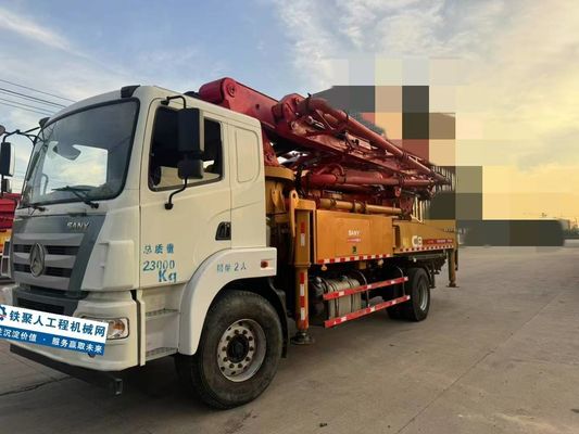 Bom preço. 2019 SANY Usado 37m caminhão montado bomba de concreto Equipamento de construção on-line