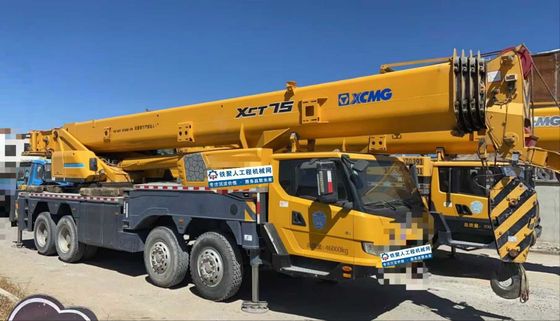 XCMG 2017 de 75 t de caminhão de guindaste confiável com boa condição para venda quente