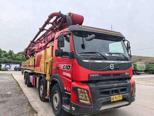 Bom preço. 2021 SANY Usado 62m caminhão de bomba de concreto com VOLVO chassi máquinas de construção on-line