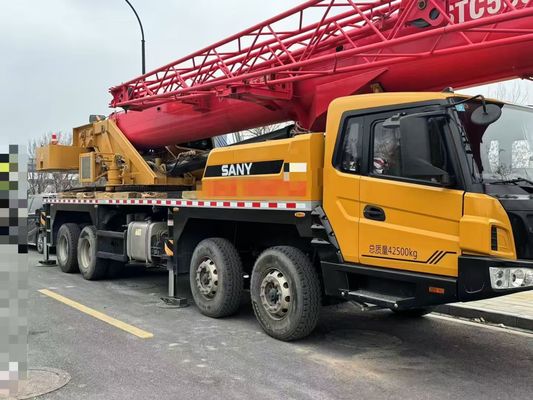 Giá tốt. Cần cẩu bánh lốp Sany 500E5 50t đáng tin cậy năm 2023, tình trạng tốt, bán chạy trực tuyến
