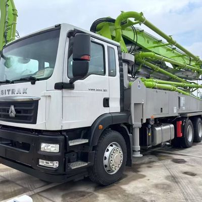 New 3 Axles Concrete Boom Pump Truck Hammer 40m With Sitrak Chassis