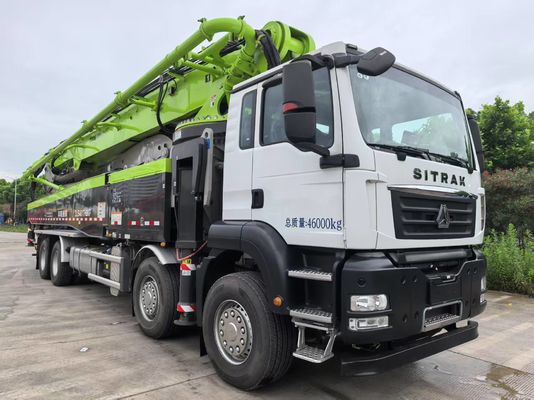 ZOOMLION 62m Pump Truck with SITRAK Chassis and High Theoretical Concrete Output of 180m3/h
