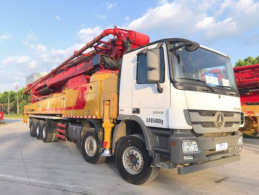 Original 2017 SANY Used Concrete Pump Truck 66m pump with Mercedes chassis