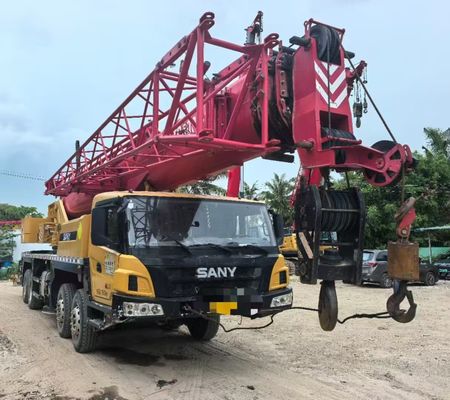 Sany 50T Truck Crane 2022 Used 50 Tons Heavy Lifting Crane With 43.5 Meters Main Boom Length