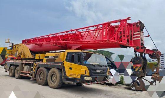 Sany 80T Truck Crane 2019 Used 80 Tons 80T5 Main boom Length 44 meters Heavy Lifting Crane