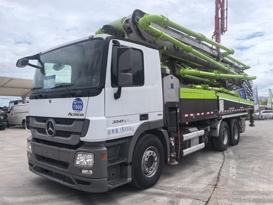Good price 49m Second Hand Concrete Pump Truck Zoomlion 2019 ZLJ5350THBBE With Benz Chasis online