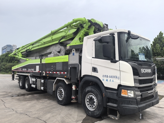 Good price Used 2019 Zoomlion 56m pump truck with Scania chasis cheap price for  sale online