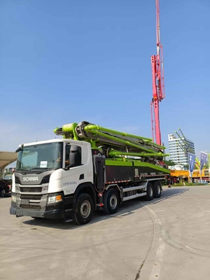 Good price 4 Axles Concrete Boom Pump Truck 2020 Zoomlion 56m pump With Scania chassis online