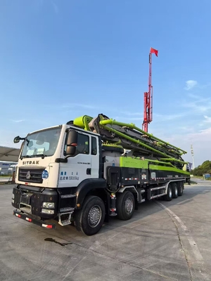Used Zoomlion 70m Concrete Pump Truck on Sitrak Chassis 180m3/h
