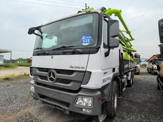 Used Zoomlion 49m Concrete Pump Truck with Mercedes Benz Chassis